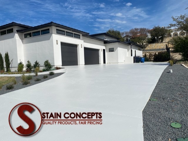Concrete Driveway Staining: Curb Appeal and Value Enhancement